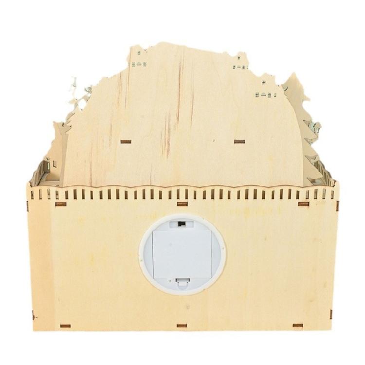 Traditional Wood Advent Calendar Cabinet with 24 Miniature Drawers Box For Christmas Surprise Planning