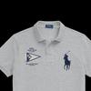 Polo Ralph Lauren SS23 Markenlogo Bestickt Gerader Schnitt Kurzarm Poloshirt Herren Oberteile Grau MNPOKNI1N822430-020