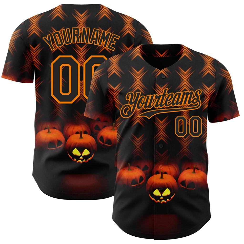 Custom Baseball for Halloween, Unisex Sports Top for Men and Women