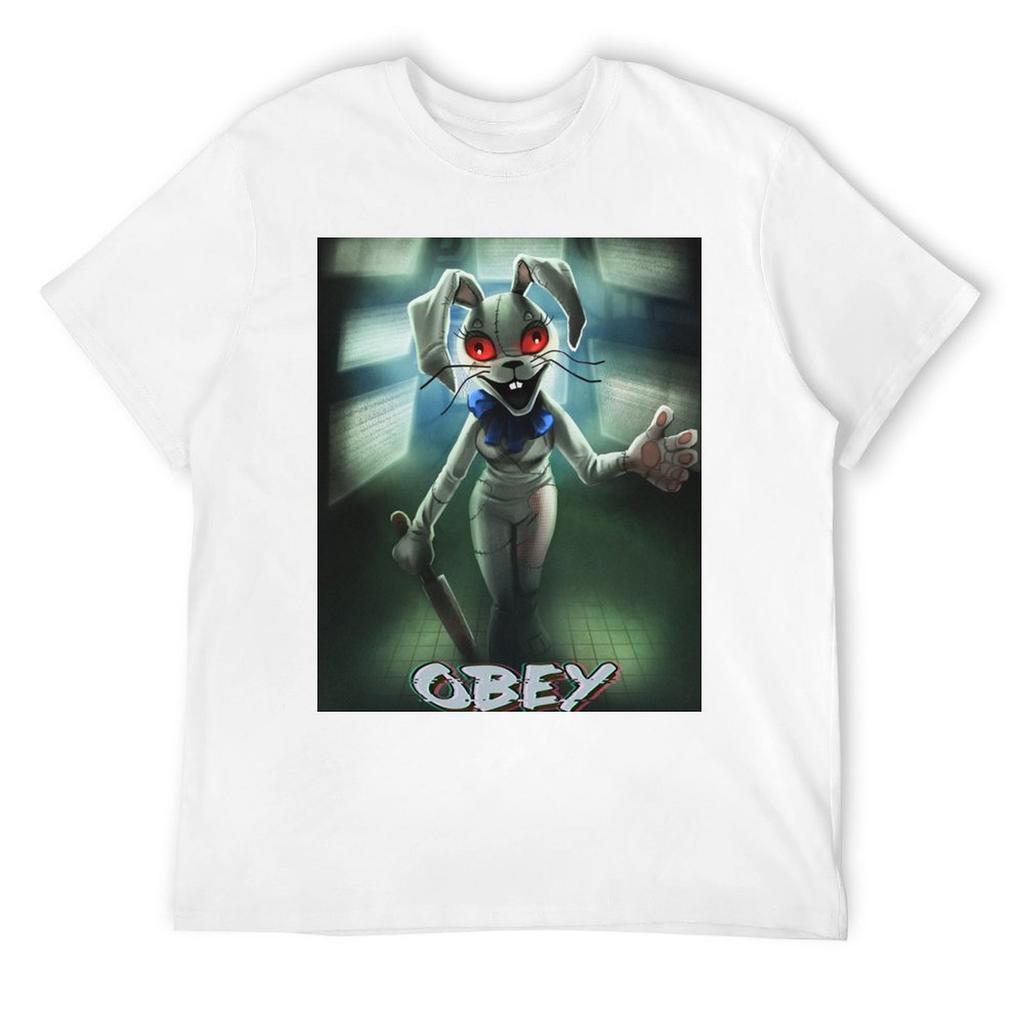 Vanny T-Shirt Aesthetic Clothing Oversize T-shirts Man Anime Figures Shirts Graphic Tees Black T Shirts for Men