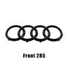 4 Ring Audi Q5 Quarrto Sline Sticker Car Front Hood Grill Emblem Rear Trunk Badge Sticker Side Decoration Accessory Q5 2014-2019