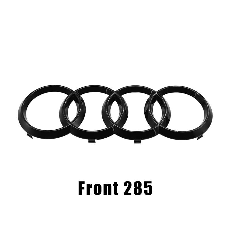 4 Ring Audi Q5 Quarrto Sline Sticker Car Front Hood Grill Emblem Rear Trunk Badge Sticker Side Decoration Accessory Q5 2014-2019
