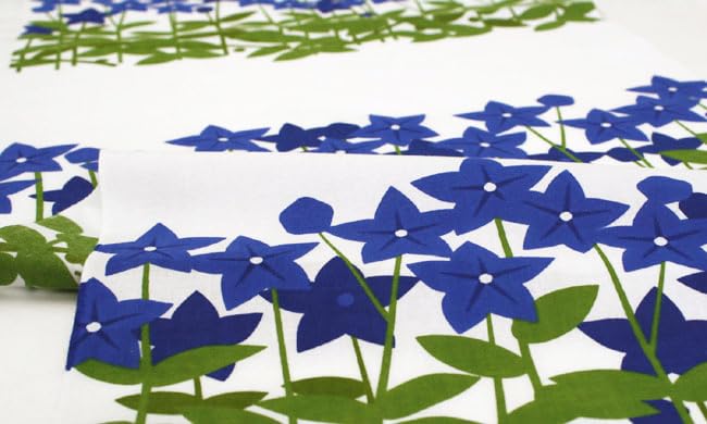 Anbo Dyeing Hand Towel Authentic Dyed Cotton Tokuoka Made in Japan 35cm x 100cm "Kikyō" 100%