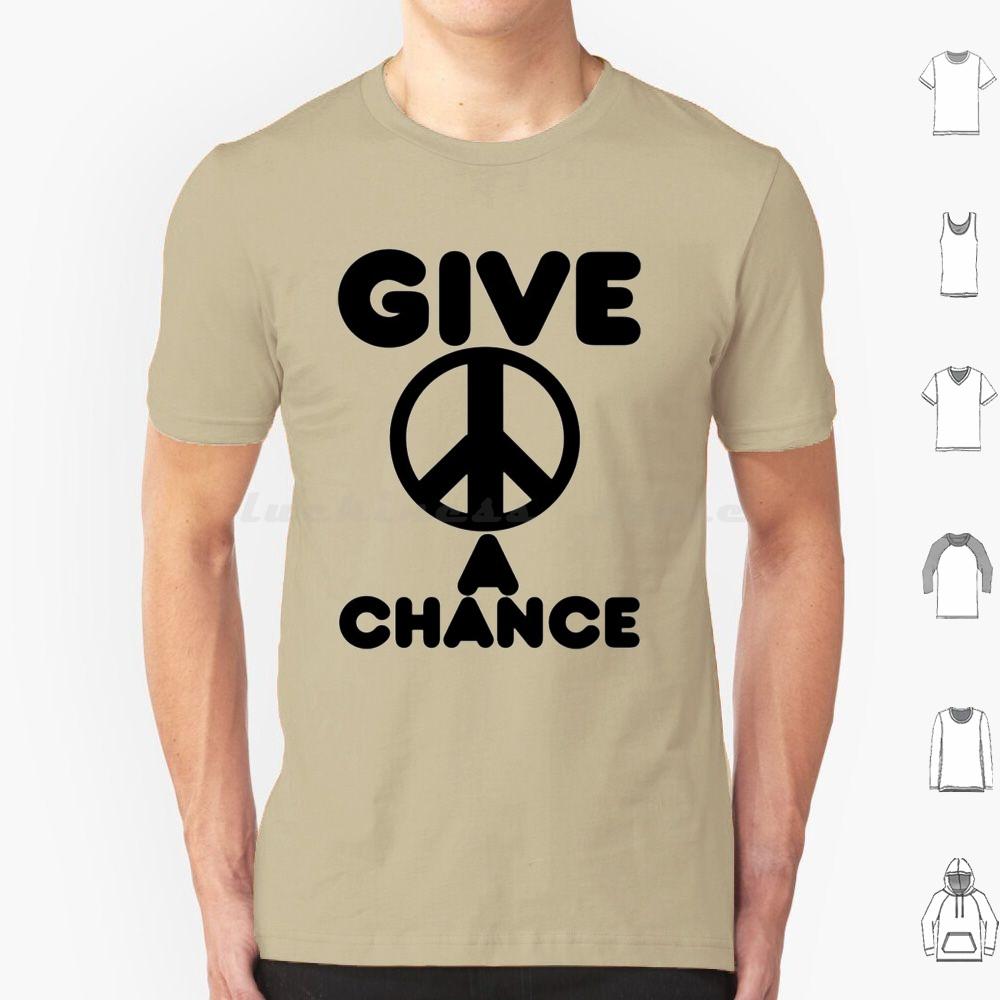 Give Peace A Chance Essential T Shirt Big Size 100 Cotton Yoko Ono Yoko Peace The Music Ono 60s Imagine John Ringo Love 70s