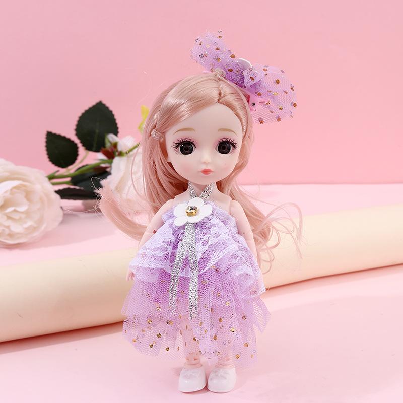 Dressup Doll 13 Joints 16cm Girl Birthday Gift Princess Children's Toy