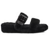 UGG Fuzz Yeah Black Sandals Women's 1104662-BLK