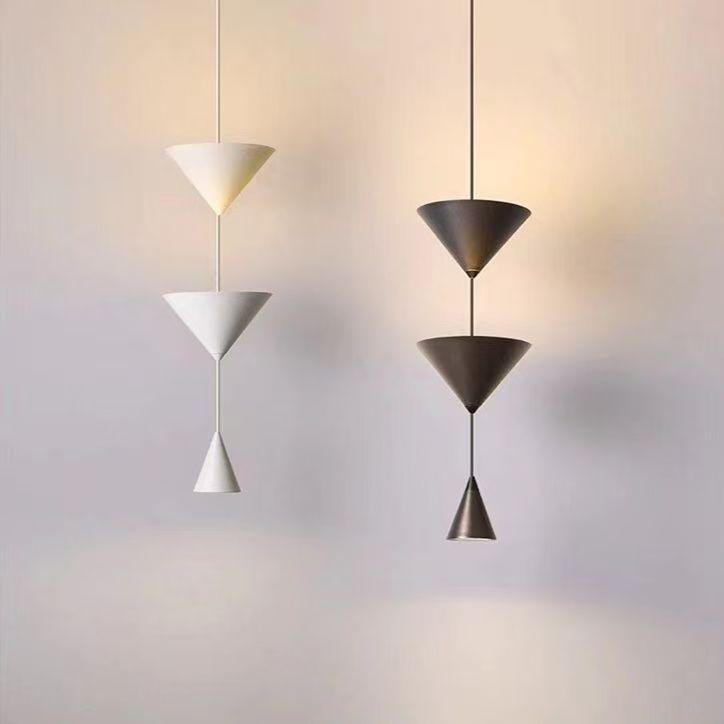 Modern Art Conical Pendant Light for Bedroom, Living Room, Dining Room, and Entryway