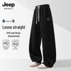 JEEP SPIRIT Men's 2025 Spring/Autumn Loose Fit Straight-Leg Casual Sport Pants
