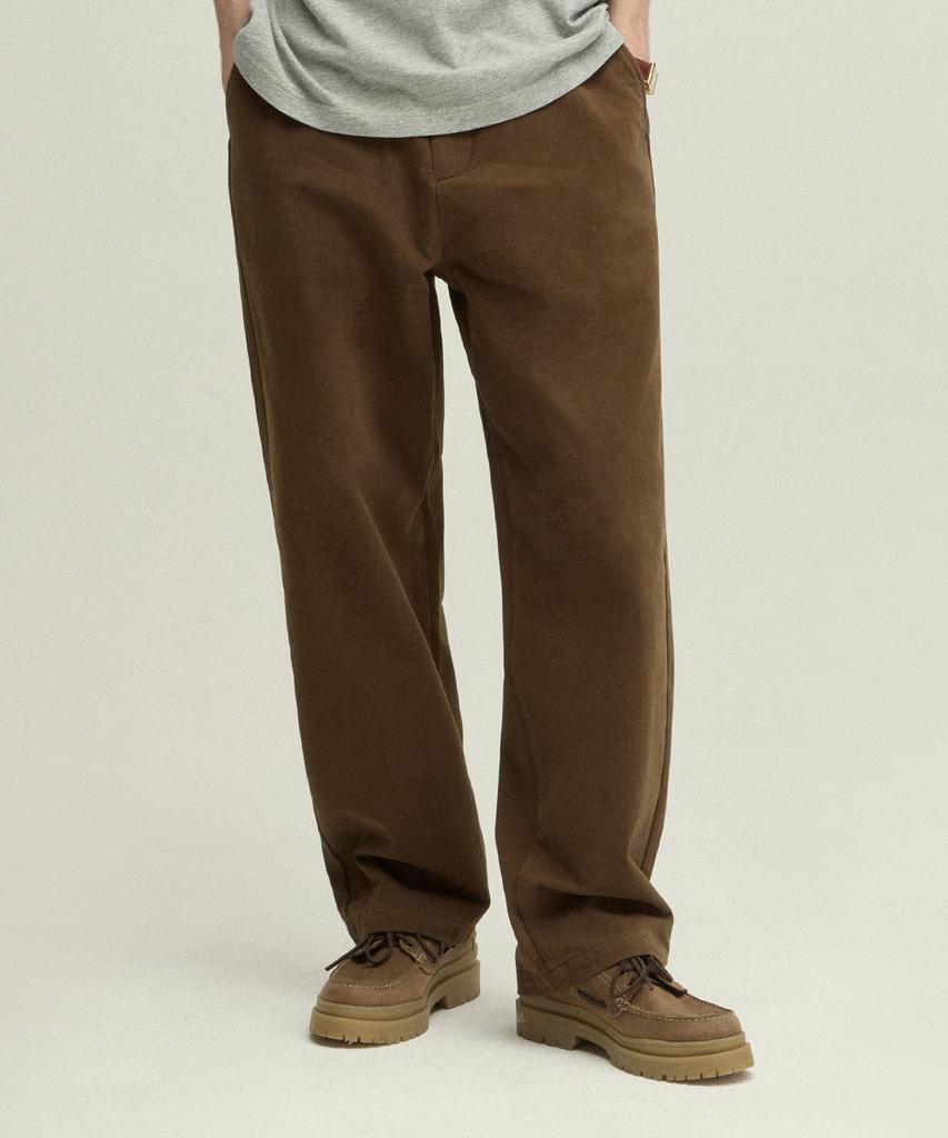 URBANDTYPE Camden Washed Chino Pants_Brown