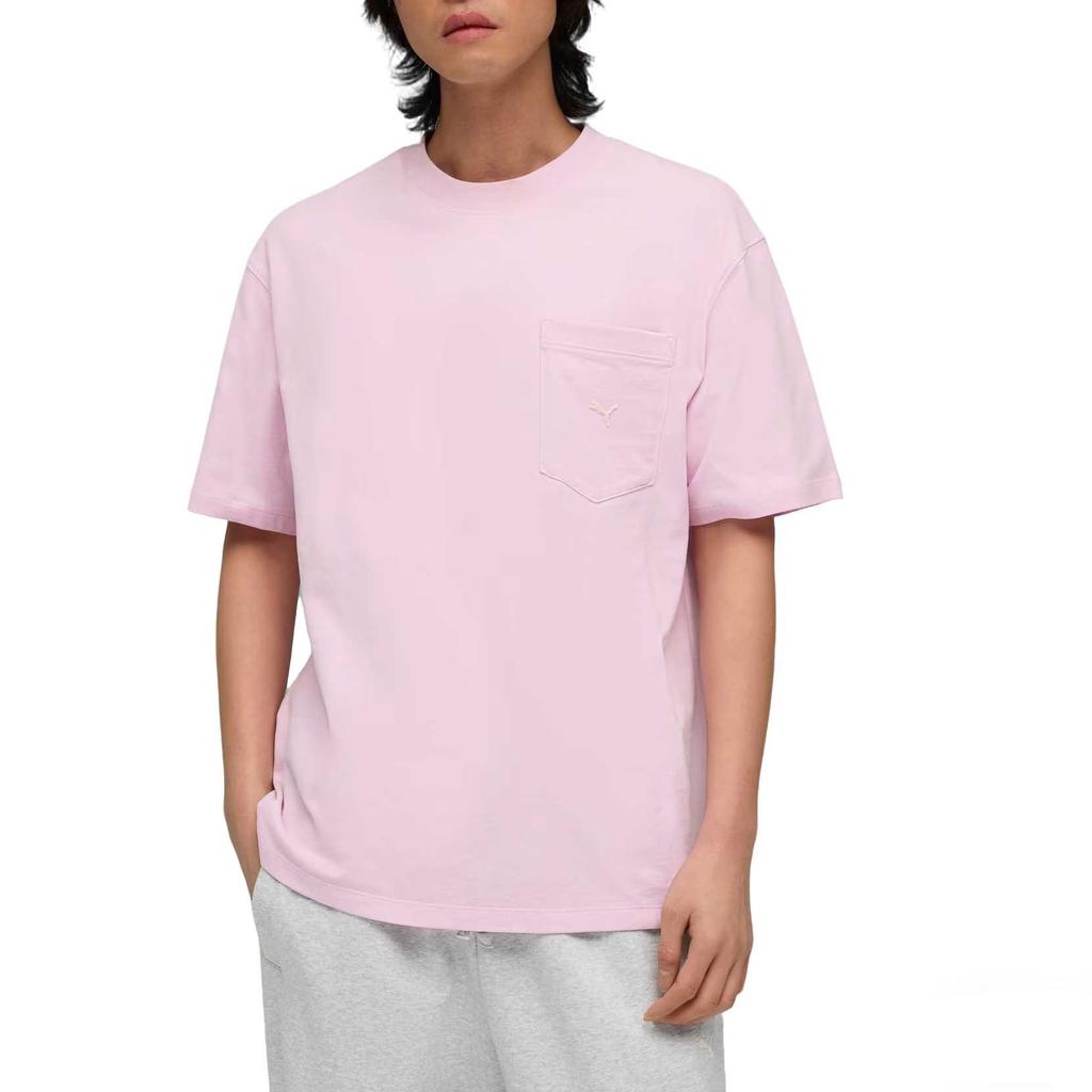 Puma Loose Solid Color Pullover T-Shirt Men tops 634729-70