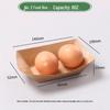 Disposable Kraft Paper Boat-Shaped Food Containers