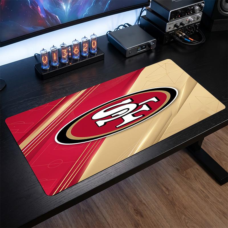 San Francisco 49ers Muster Mauspade Anti?Rutschfeste Gummi-Schreibtischunterlage Für Gaming Arbeiten Desktop-Dekoration