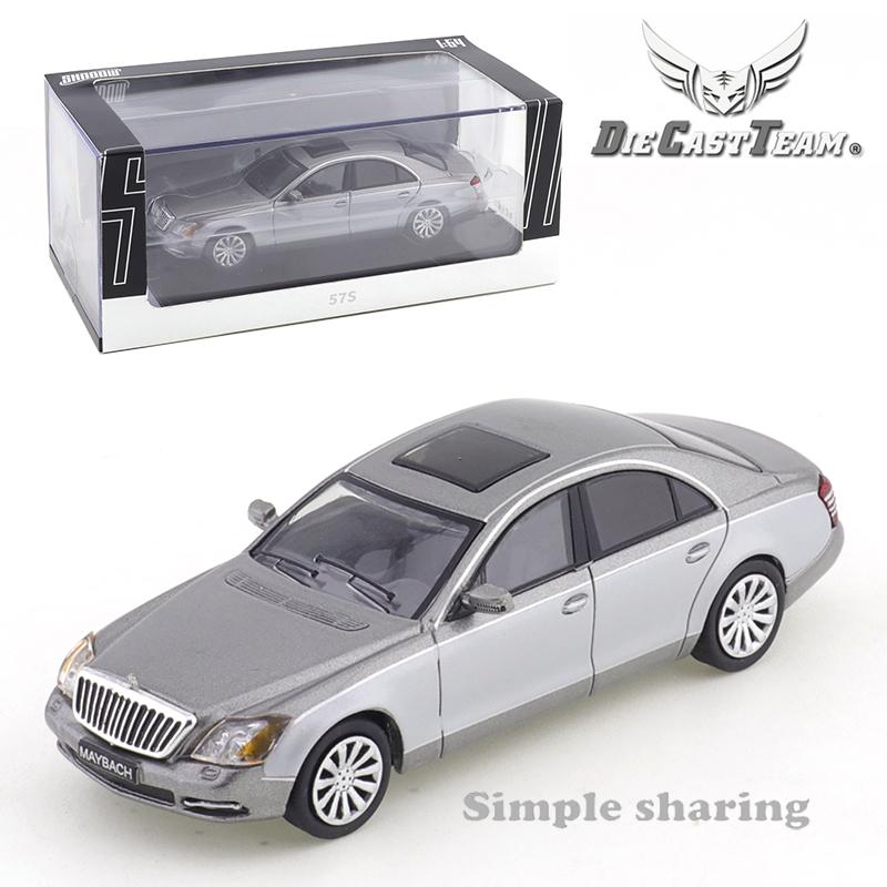 DCT/ SHADOW 1:64 Mercedes-Benz Maybach 57S Alloy Car Model Simulation Collectible Ornament