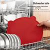 ®Bear Style Antibacterial Silicone TPU Double-sided Cutting Board, Anti-mold & High Temperature Resistant, for Meat, Vegetables, and Fruits.