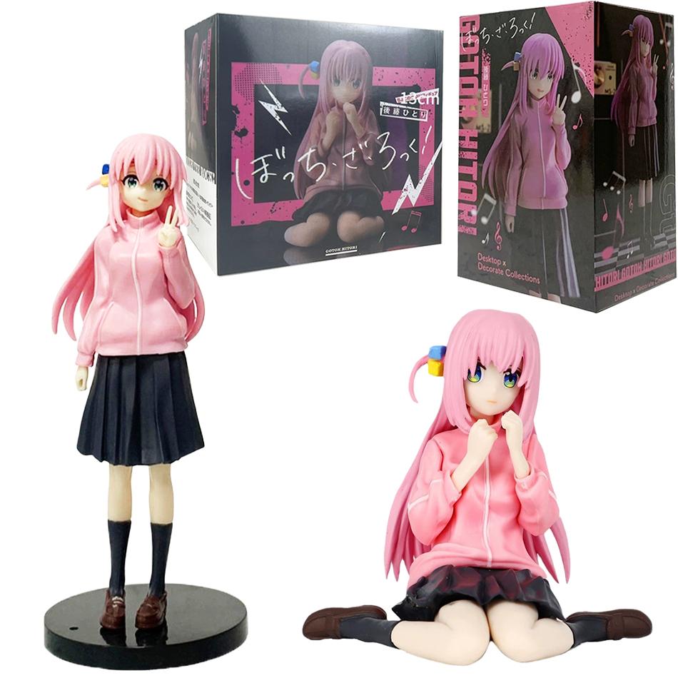 17Cm Bocchi The Rock! Anime Figure Gotoh Hitori Action Figure Guitarist Girl Figure Desktop×Decorate Collections Model Doll Toys