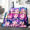 1pc KPop Demon Hunters12 Blanket, Gift, for Men and Women, Soft Blanket, Good for Sofa Bed Couch Travel, Lightweight Flannel Blanket