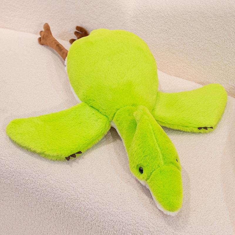 

Cartoon Soft Pterosaur Throw Pillow Plush Toy Doll Dinosaur Doll Home Pillow Cushion Children S Doll 80*55cm（0.3kg）