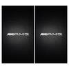 2Pcs B-Pillar Center Column PET Decals Emblem Stickers Car Styling For Mercedes Benz AMG W124 W202 W203 W204 W210 W211 W212 W220