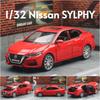 APU1  1/32 Nissan X-Trail SUV Miniature Diecast Toy Car Model Sound & Light Doors Openable Educational Collection Gift For Boy Kid