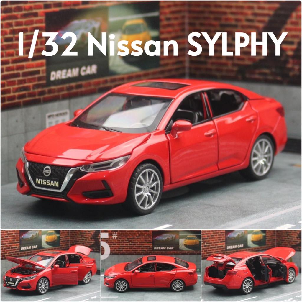 APU1 1/32 Nissan X-Trail SUV Miniature Diecast Toy Car Model Sound & Light Doors Openable Educational Collection Gift For Boy Kid