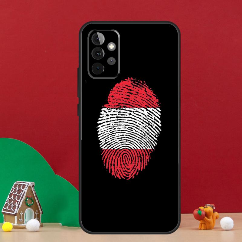 Austria Flag Case For Samsung Galaxy A56 A33 A13 A36 A23 A52 A32 A12 A54 A34 A14 A16 A53 A15 A35 A55 A17