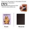 Heavy Duty Magnetic Sign Clean Dirty Dishwasher Magnet, Acrylic Cartoon Animal Sign, Reusable Magnet Double-Sided & for Kitchen Decoration