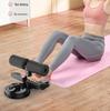 Dual Suction Cup Sit-Up Assistor with Pull Rope for Junior High Ab Workouts