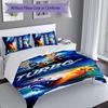 3pcs Turbo pattern bedding set duvet cover set includes duvet cover &pillowcases, perfect all season bedroom decoration & gift