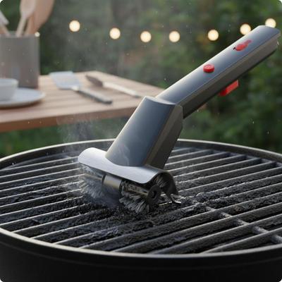ElectricPowered Barbecue Simple Scrub To Clean BBQ Brush