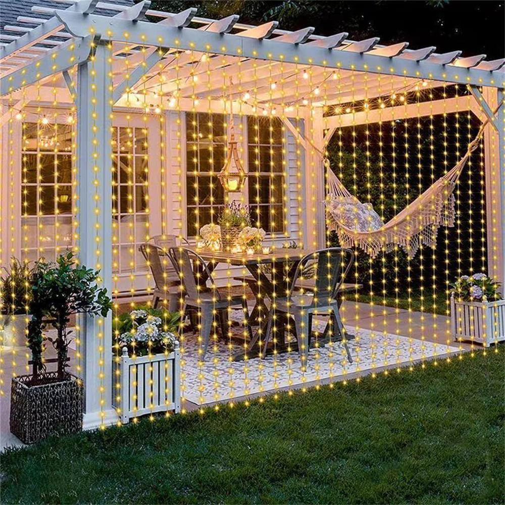 Xiaomi Remote Fairy Lights USB Curtain LED String Lights EID Mubarak Bedroom Wedding Valentine's Day Ramadan Home Decoration 2026