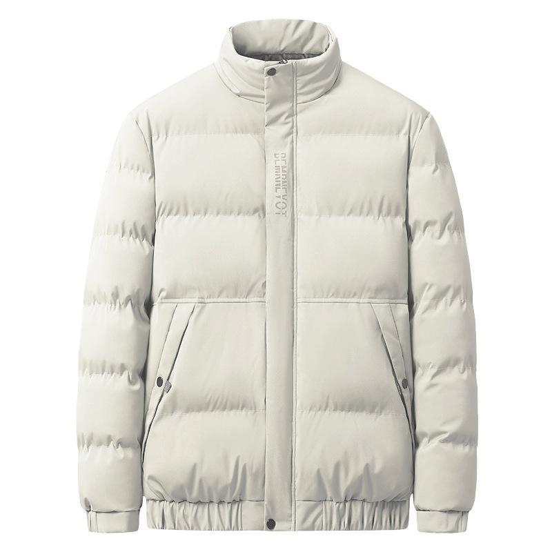 Casual new autumn and winter warm cotton-padded jacket loose velvet thickened winter flow cotton-padded jacket men