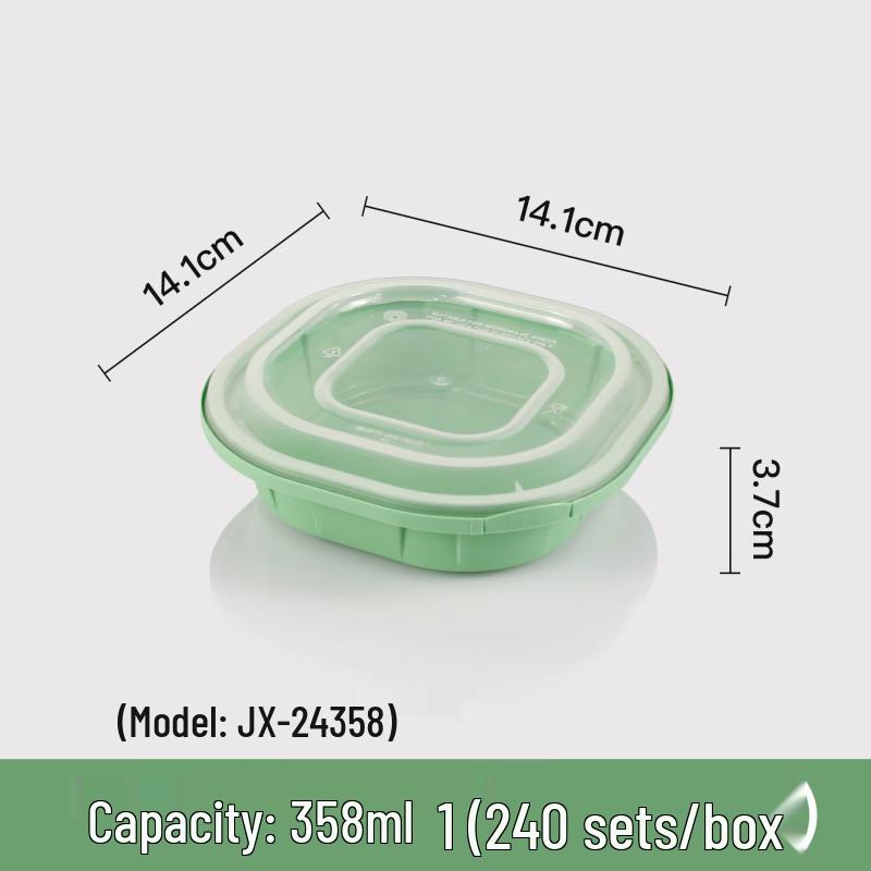 Disposable Square Compartmented Takeout Containers