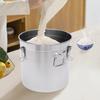 33L Stainless Steel Sealed Bucket 38*36cm For Storing Various Dry/Wet Items, Such As Rice, Flour, Cereals, Tea, Spices