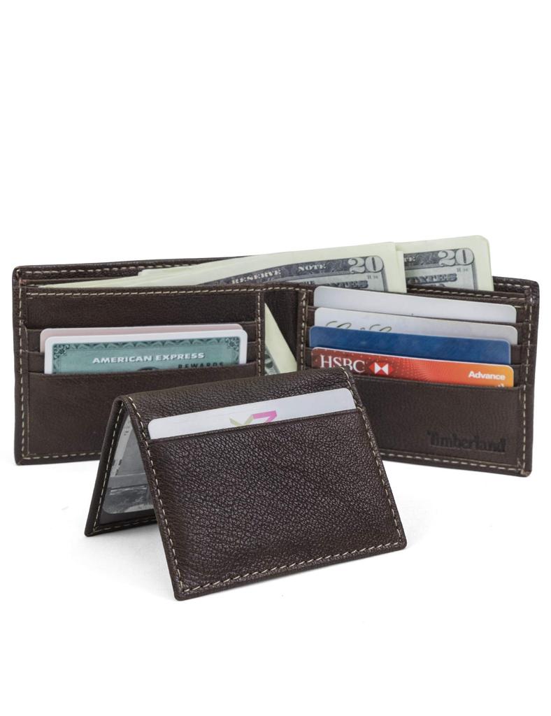 Timberland Leather Wallet in Black Men's (Brown)
