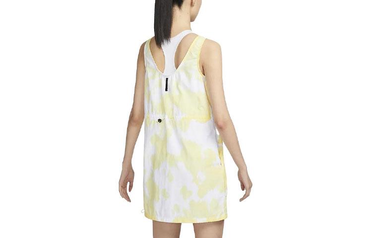 Nike SPORTSWEAR TECH PACK Sleeveless Dresses Women's Lemon Crew Neck Moderate Short DV8486-706