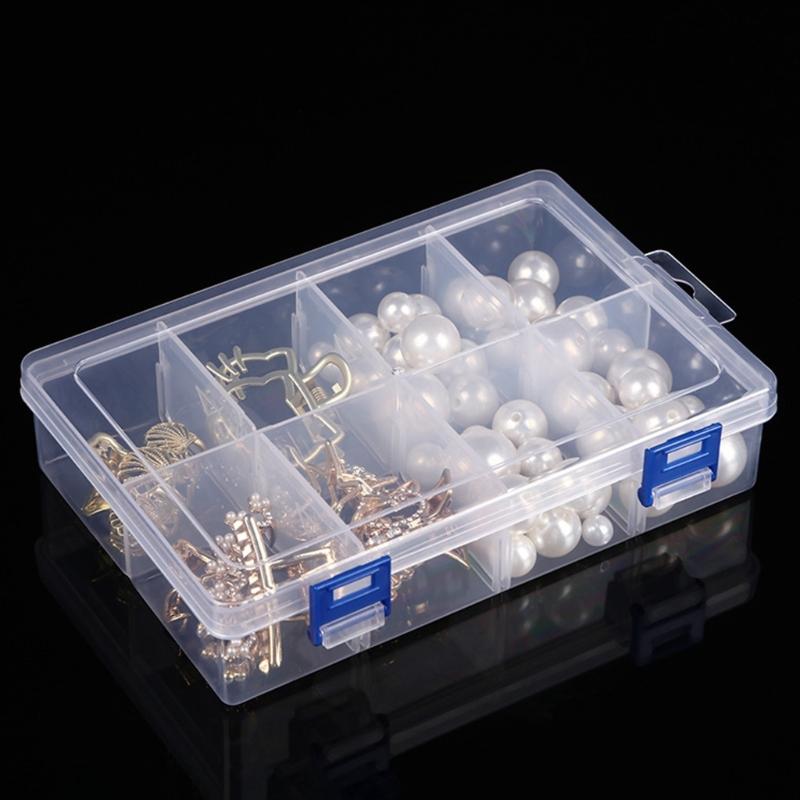 Convenient 8 Unit Organizer Box Makeup Storage Container Upgrades for Effortless Sorting Of Makeup Stationery And Tool
