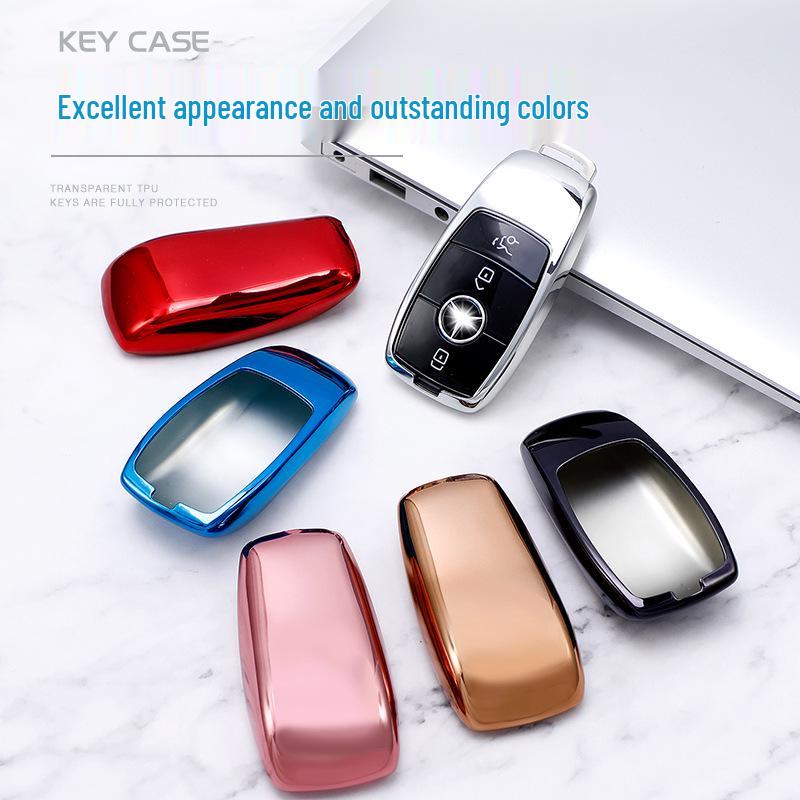 Mercedes Key Fob Cover for A-Class, C-Class, and E-Class