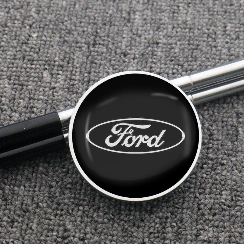 4pcs Car Wheel Center Hub Cap Logo Stickers Rim Cover Emblem Decal For Ford Fiesta MK7 Mondeo MK4 ST Focus MK1 MK2 MK3 Focus 2 3 4