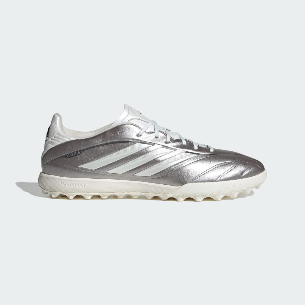 adidas COPA PURE IV LEAGUE Turf Football JS2564 Unisex Performance Sports Shoes Taupe Met. / Zero Metalic / Night Metallic