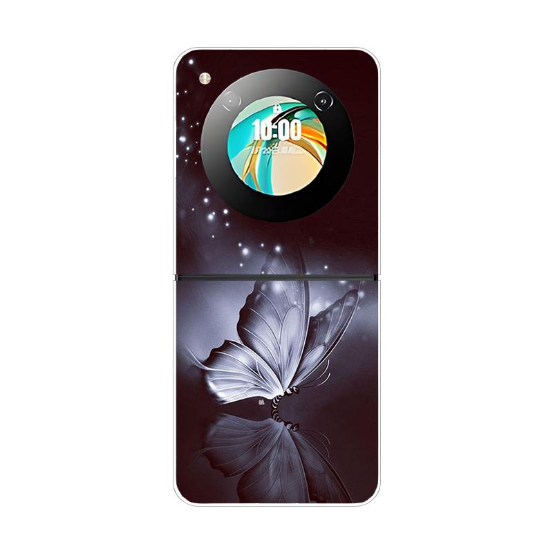 Etui na ZTE Nubia Flip Flip2 Luksusowe Modne Pokrowiec Przezroczyste Twarde Etui PC na Telefon Na ZTE Libero Flip Odporne na Wstrząsy Zderzak Obudowa