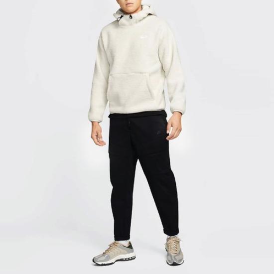 Nike Essential Men's Sherpa Fleece Hoodie Beige DD5014-072