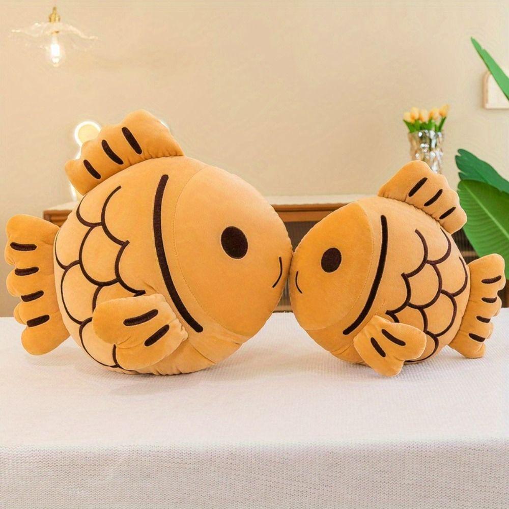 

Anime Bream Snapper Plush Doll Cartoon Simulation Plush Fish Toy Children s Toys 30cm