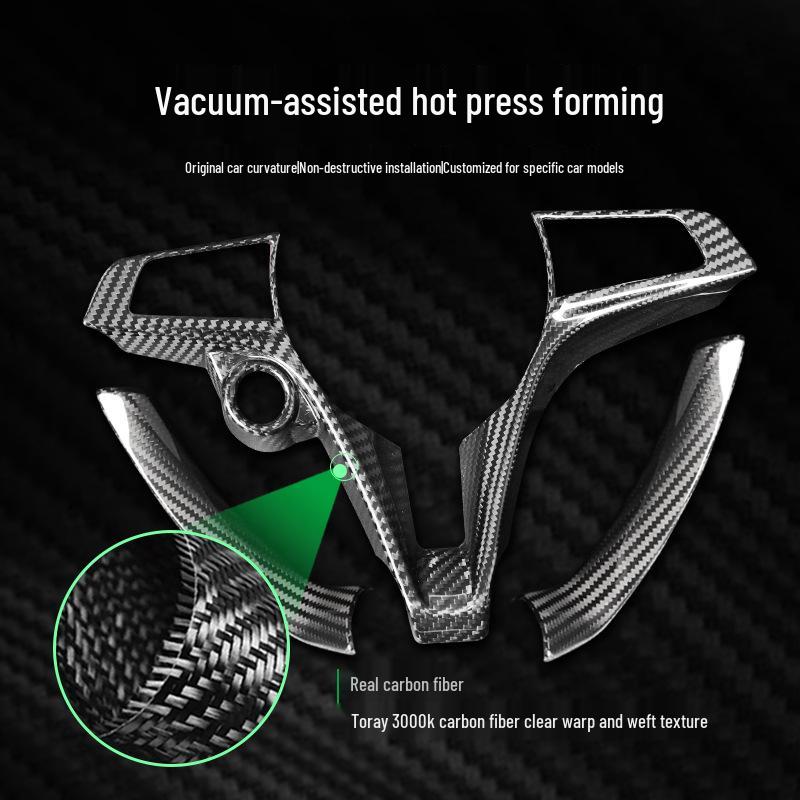 Διακοσμητικό Τιμονιού από Ανθρακονήματα για Alfa Romeo Giulia, Juliet, Stelvio