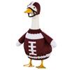 Dress a Decorative Lawn Bird for Football Season with a Helmet Headpiece and Coordinated Uniform Body Cover Costume Set