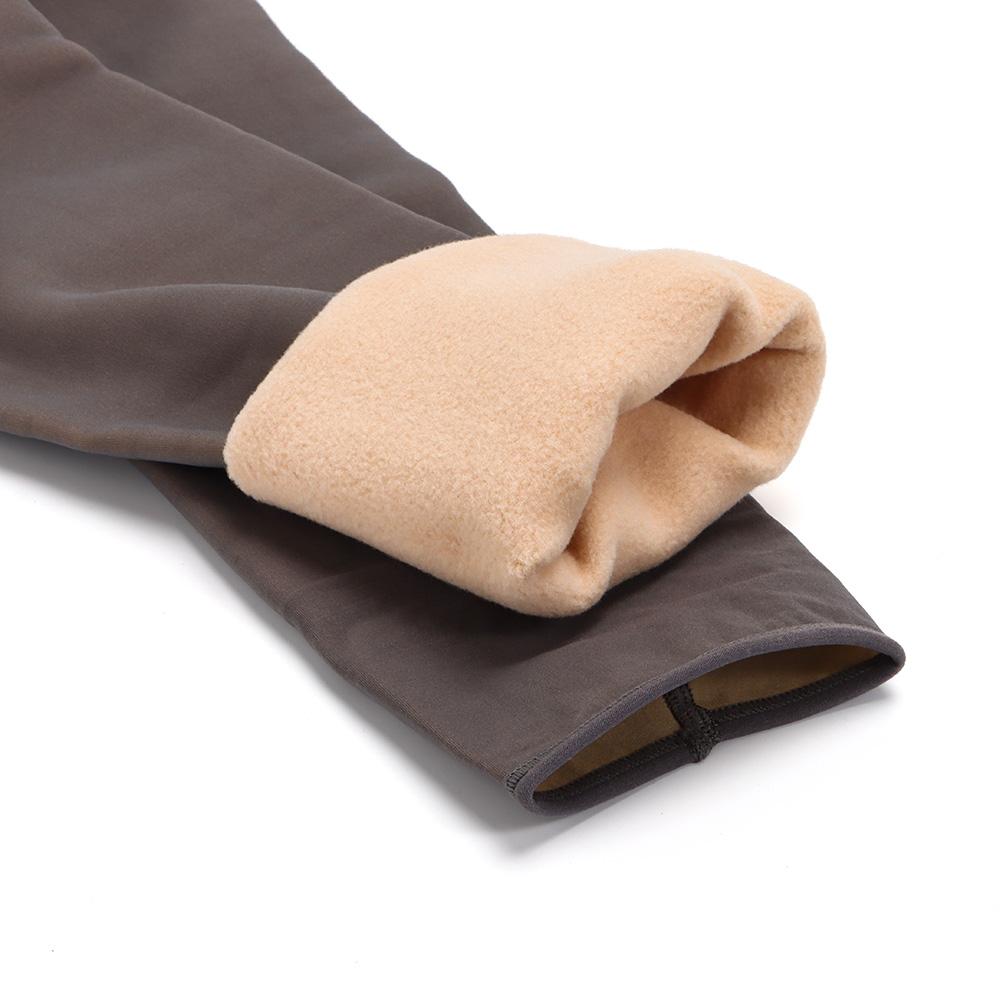Fake Translucent Leggings Plus Size Warm Fleece Pantyhose Women's Winter Tights Tights Stockings