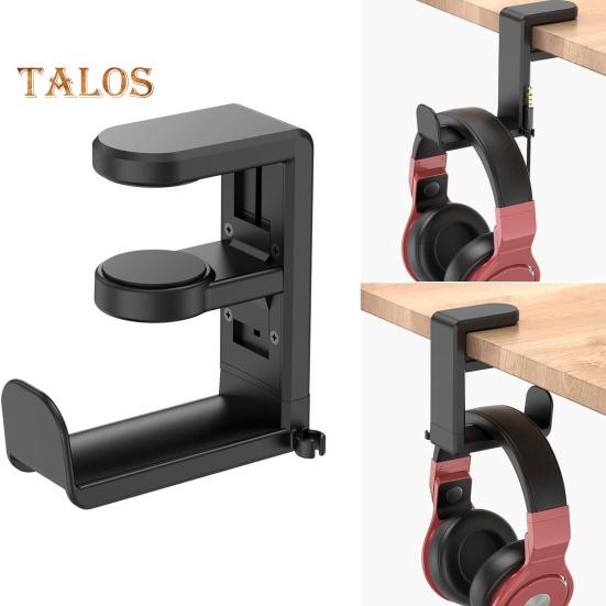 Stojan na sluchátka otočný o 360 stupňů Design herního ovladače Stojan na sluchátka proti pádu Úložný stojan se zesílenou silikonovou podložkou