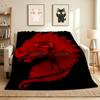 Dragon Art Flannel Blanket Throw Blanket Soft Warm Sofa Bed Camping Home Decor Unique Christmas Gift C9211392