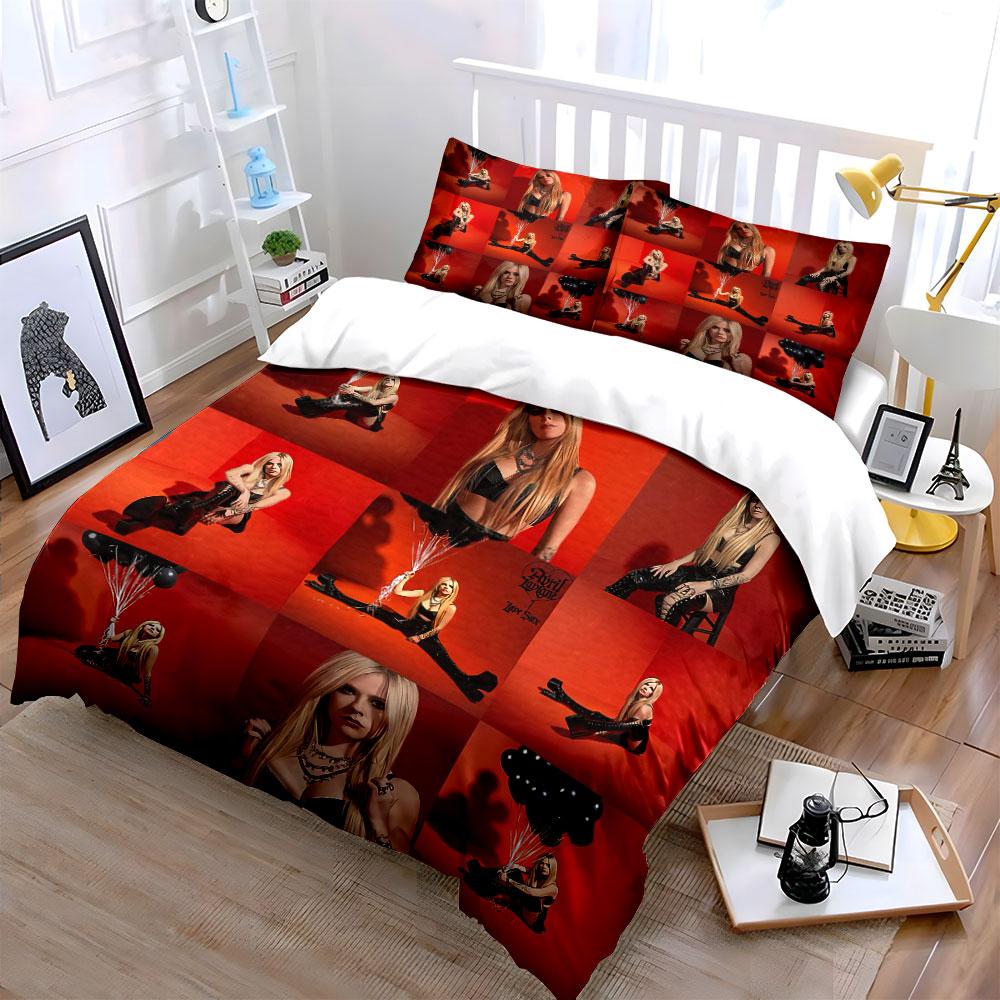 Blonde Girl with Black Balloons Bedding Duvet Cover Set Duvet Cover Pillowcases (1*Duvet Cover 2*Pillowcases, without duvet insert)