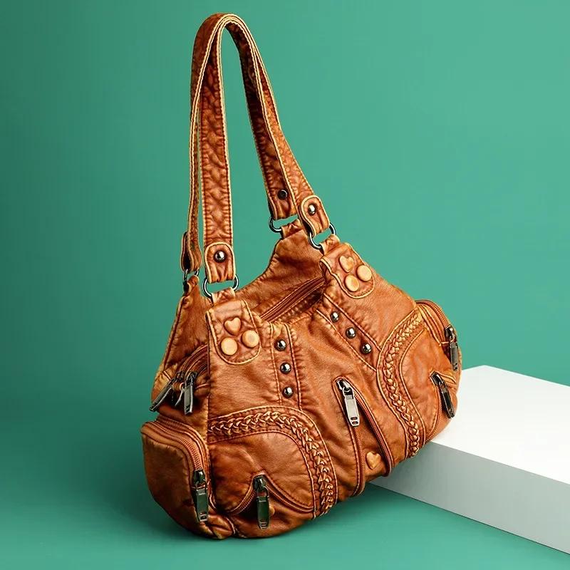 

Y2k Fashion Handbags Women Bags Designer Crossbody Large Capacity Female Shoulder Bag Fashion Brand Ladies Leather Messenger Bag