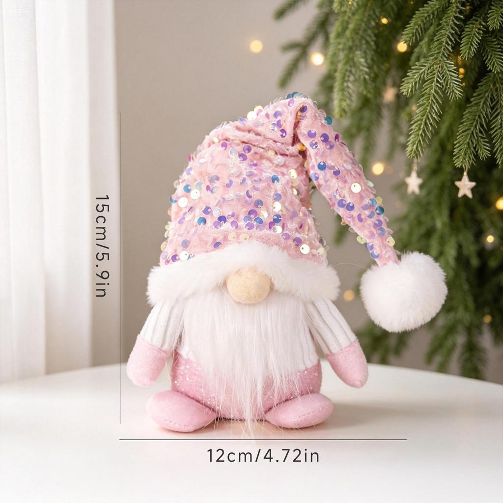 Faceless Doll Couple: Girlish Heart Christmas Desktop Prop